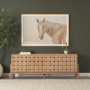 Oxbury Light Brown Solid Wood 4-Door Sideboard with Carved Woven Doors - Default Title