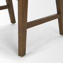 Carven Framed Brown Cane Cream Fabric Dining Chair - Default Title