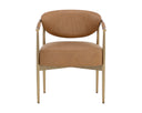 HELOISE DINING ARMCHAIR - MILLIKEN COGNAC