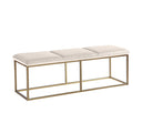 ALLEY BENCH - BURNISHED BRASS PICCOLO PROSECCO