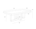 GRECO DINING TABLE - Default Title