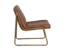 ANTON LOUNGE CHAIR - BRAVO COGNAC