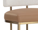 LARISSA BARSTOOL - NAPA COGNAC RHEA LIGHT BARLEY