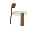 HORTON DINING CHAIR - WARM BROWN GERALT LINEN