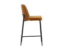 ZEKE COUNTER STOOL - BLACK BERGEN MARMALADE