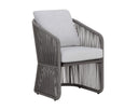 ALLARIZ DINING ARMCHAIR - WARM GREY GRACEBAY LIGHT GREY