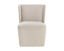 AMITA WHEELED DINING CHAIR - PICCOLO PROSECCO