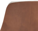 LUCIER LOUNGE CHAIR - BELFAST OATMEAL BRAVO COGNAC