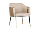 CARTER DINING ARMCHAIR - NAPA BEIGE NAPA TAN