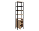Duren Modular Bookcase - SMALL RUSTIC OAK BLACK