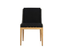 SORRENTO DINING CHAIR - NATURAL ARASHI BLACK