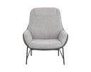 LUCIER LOUNGE CHAIR - BELFAST HEATHER GREY BRAVO ASH