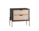 AVIDA NIGHTSTAND - GOLD BLACKNATURAL
