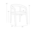 CAYMAN DINING ARMCHAIR - Default Title