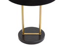 KEZNA TABLE LAMP - BLACK MARBLE MATTE BLACK