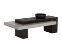 HERRIOT COFFEE TABLE - DARK BROWN GREY