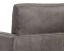 PORTMAN SWIVEL LOUNGE CHAIR - MARSEILLE CONCRETE LEATHER