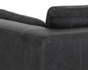 BURR SOFA - SERBIA BLACK LEATHER