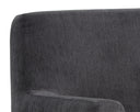 CYBIL LOUNGE CHAIR - POLO CLUB KOHL GREY
