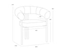 ONIVA DINING ARMCHAIR - BLACK NOAH MEADOW