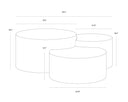 NEO NESTING COFFEE TABLE - Default Title