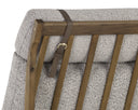 ELANOR LOUNGE CHAIR - WALNUT COPENHAGEN CAPPUCCINO