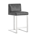 DEAN COUNTER STOOL - STAINLESS STEEL CANTINA MAGNETITE