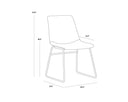 CAL DINING CHAIR - ANTIQUE BLACK