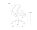 HALDEN OFFICE CHAIR - BRAVO ADMIRAL