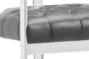 BEAUMONT COUNTER STOOL - STAINLESS STEEL CANTINA MAGNETITE