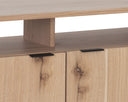 AMBROSE MODULAR STORAGE CABINET - RUSTIC OAK BLACK