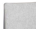 RENEE STACKABLE DINING CHAIR - ANTIQUE BRASS BELFAST HEATHER GREY BRAVO METAL