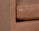 PORTMAN SWIVEL LOUNGE CHAIR - MARSEILLE CAMEL LEATHER