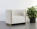 LARRON ARMCHAIR - RHEA LIGHT BARLEY