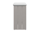 VERIN BARSTOOL - GREIGE STINSON WHITE