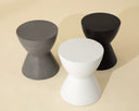 LOGAN END TABLE - WHITE