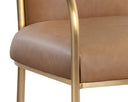 CICERO DINING ARMCHAIR - MILLIKEN COGNAC