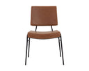 BRINLEY DINING CHAIR - BLACK HAZELNUT