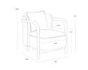 BEATRICE LOUNGE CHAIR - OPERA SPICE