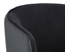 ASHER DINING ARMCHAIR - ABBINGTON BLACK NAPA BLACK