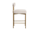 SENECA COUNTER STOOL - ANTIQUE BRASS DANNY IVORY