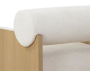 COBURN LOUNGE CHAIR - RUSTIC OAK ECLIPSE WHITE