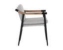 MEADOW DINING ARMCHAIR - VAULT FOG