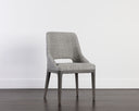 ESTRADA DINING CHAIR - NAYA CHECK LIGHT GREY