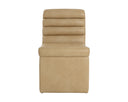 NORM WHEELED DINING CHAIR - COPLEY LATTE