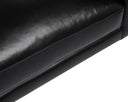 ROGERS ARMCHAIR - CORTINA BLACK LEATHER
