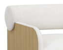 COBURN LOUNGE CHAIR - RUSTIC OAK ECLIPSE WHITE