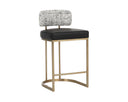 LARISSA COUNTER STOOL - BRAVO BLACK HALTON BIRCH
