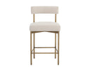 SENECA COUNTER STOOL - ANTIQUE BRASS DANNY IVORY