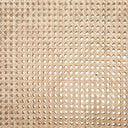 Arista Antonia Cane Armless Dining Chair - Brushed Ebony Savile Flax